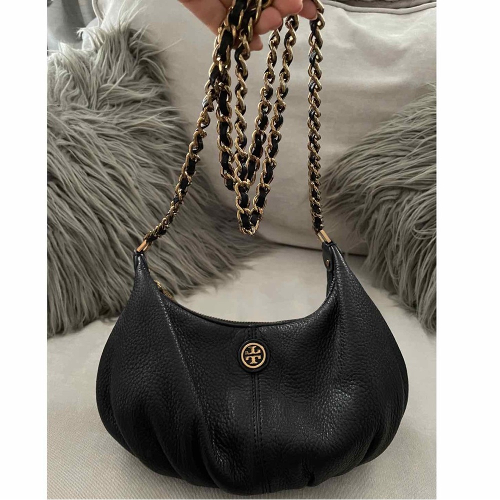 Authentic Tory Burch Dakota Crossbody Leather Long Chain Bag